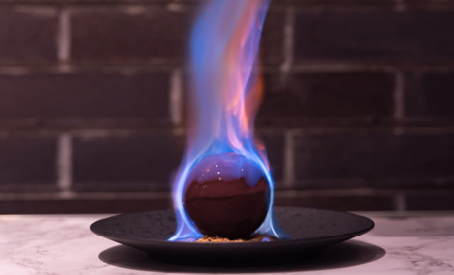 Flamme au chocolat（フラム・オ・ショコラ）